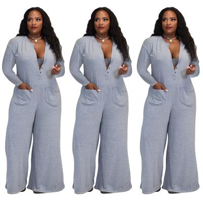 China New Design Autumn Winter Breathable Women Plus Size One Piece Overalls for sale