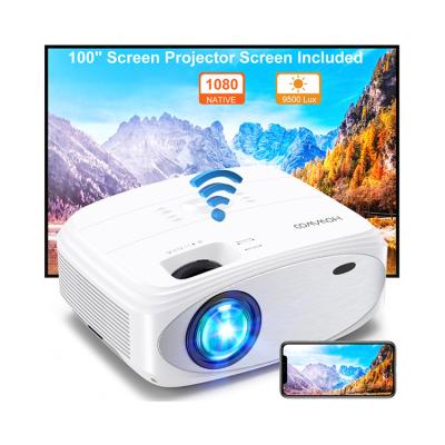 China Mini Wifi Connection Portable Projector Home Theater Built-in Speakers Factory Direct Video Projectors for sale