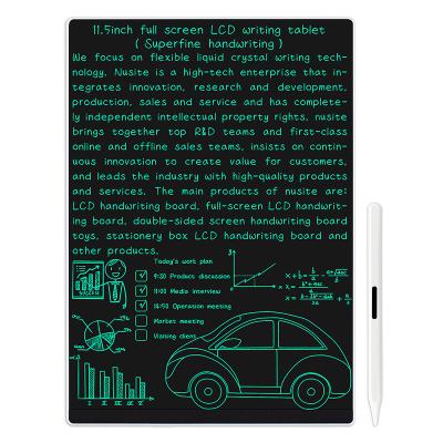 China Self Adhesive 11.5 Inch Business Fine Notes LCD Writing Tablet For Worker With Magnetic Pen for sale