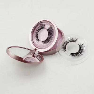 China New Popularity Mink Eyelash Products Wholesale Butterfly Packaging Empty Eyelash Box Custom Label for sale