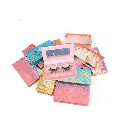 China Wholesale High Quality Soft Mink Eyelash Set Luxury Brown Lases Eyelash Boxes for sale