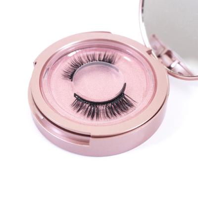 China New Soft Hot Selling Pink Eyelashes Packaging Box With Pairs Of Mink Eyelashes for sale