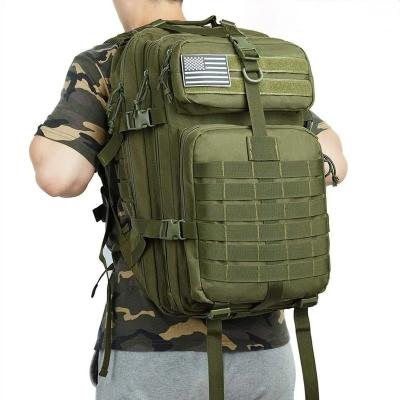 China 2022 Men's Camping Backpack Trekking 50l Pack Fishing Hunting Bag Waterproof Outdoor Military Tactical Sports Backpacks Nylon Anti-theft for sale