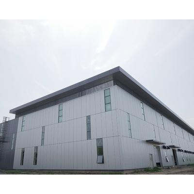 China Low Cost Large Span Real Estate Industrial Prefab Building Galvanized Steel Structure Workshop Factory Design For Construction for sale