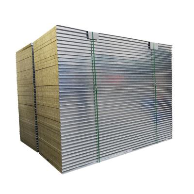 China Fire Resistant And Durable Composite Rock Wool Exterior Wall Sandwich Panel From China Manufacturer 100mm for sale