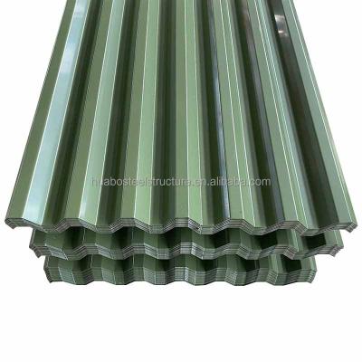 China Warehouse China Colorful Corrugated Top Selling Products Prepainted Coated 0.5mm Thickness Corrugated Zinc Coating for sale