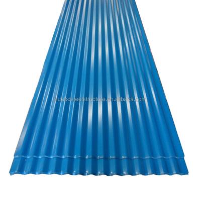 China Cheap Warehouse Zinc Coated Colored Sheet / Metal Roofing Corrugated Steel Roofing For Sale for sale