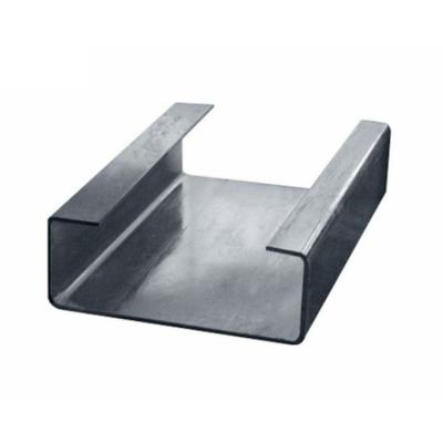 China Support system hot rolled galvanized 50x50mm standard length c channel steel metal structural steel channel for sale