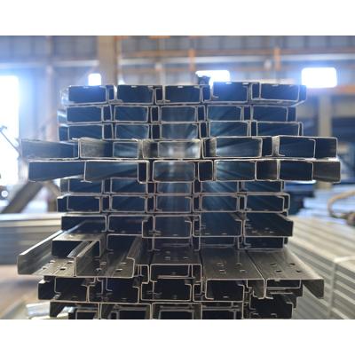 China Support System Steel Processing Parts Galvanized U C Beam U Channel Structural Steel C Channel Profile Price Steel Purlin for sale