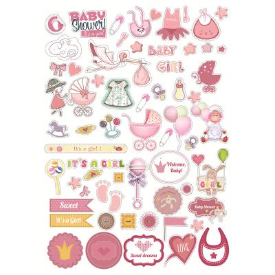 China Decorative Die Cut Baby Card Shapes Your Invitations Cards for sale