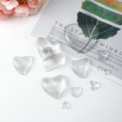 China China DIY Diamond Shape Glass Cut Glass Clean Heart Shaped Ornamental Glass Dome for sale