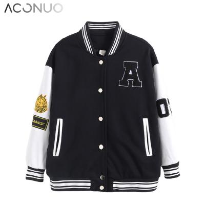 China Wholesale Anti-wrinkle YAJIANUO Kid Jacket Boys Girls College Embroidered Jackets Custom Made for sale