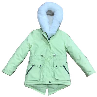 China YAJIANUO 2021 new winter jacket children's outwear large faux fur waterproof item use clothing girls jacket for sale