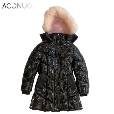 China Anti-wrinkle YAJIANUO 2022 baby parka winter jackets custom made kids long bomber jacket bag for kids for sale