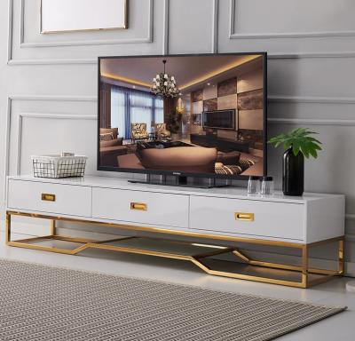 China MDF Nordic Custom TV Cabinet Quanu Luxury Coffee Table Sets for sale