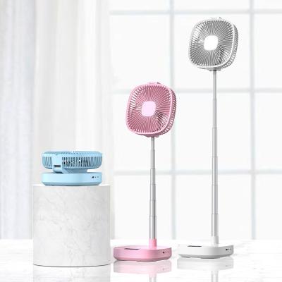 China 2021 Hotel HOT Air Circulation Portable Small Fan Chinese Hologram Led Phone Cooling Rechargeable Smart Fan for sale