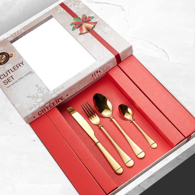 China Disposable Hot Selling Products 4/24 Piece Knife Mirror Process Spoon Polishing Fork Set Stainless Steel Cutlery Luxury for sale