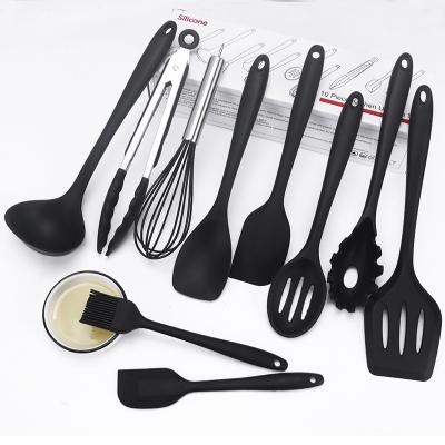 China Home Kitchen Viable Hot Selling Custom Kitchenware Non-Stick Spatula Tools 2021 10 Pieces Kitchen Accessories for sale