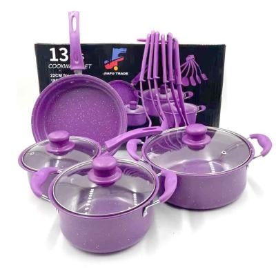 China 2021 viable wholesale kitchenware stainless steel cooking kitchen pots and pans cookware set non stick for sale