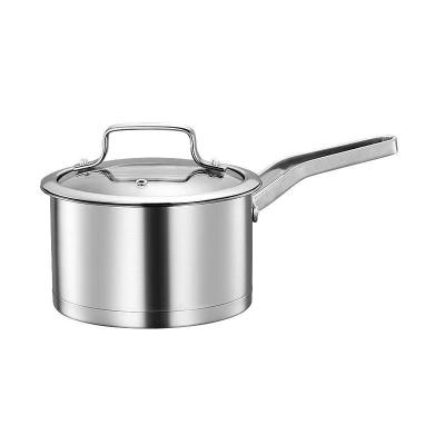 China New Products Cooking Pots Sustainable Household 3 Piece Non Stick Stainless Steel Non Stick Pots Cookware Sets for sale