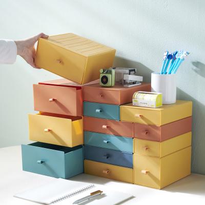 China Flexible can be freely matched with yellow-orange storage boxes and study bedroom green and blue trash cans for sale