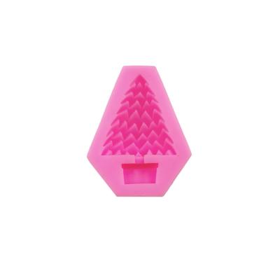 China Viable Multifunctional Homemade Scented Candle Chocolate Candy Mold Reusable Christmas Tree Silicone Mold for sale