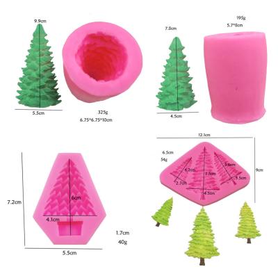 China Safety Sustainable Household DIY Decoration Candle Aromatherapy Product Christmas Reusable Pink Silicone for sale