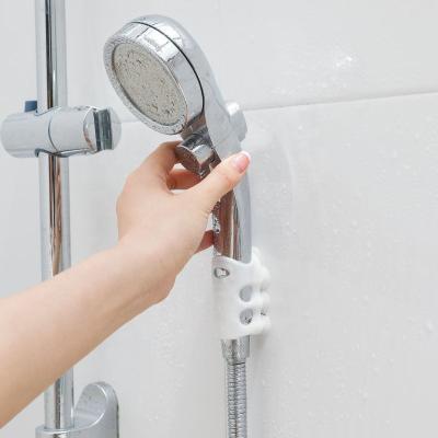 China New Design Diverter 2021 Shower Head Suction Holder Bathroom Adjustable Universal Wall Mount Handheld Shower Head Bracket for sale