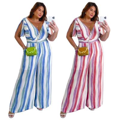 China Wholesale High Elasticity Plus Size Printing Overalls High Elasticity Plus Size Digital Printing Overalls for sale