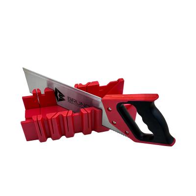 China OEM Factory Outlet Durable Eco Friendly Plastic Material Miter Box With Back Handle Saw for sale