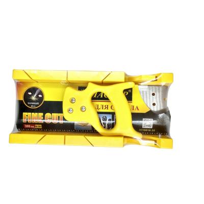 China Premium Quality Durable Cutting Blade Pruning Blade Wood Hand Saw Miter Box With Back Saw for sale