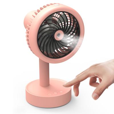 China USB Rechargeable Fan Air Cooler Portable Water Cooling Fan Mini Fan Portable Car Spray Humidifier for sale