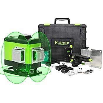 China Huepar 503DG Self-Leveling Remote Control And Tough Carry, 12 Multi Line For Flooring, Green 3D Beam Cross Line Laser Level For Tile 36.5*14*30 for sale