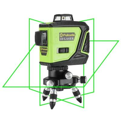 China MW-93T Laser Leveler Green Beam Laser Level 3D 360 Vertical Self-Leveling Horizontal Self-Leveling Cross Line 3D 28*21*16cm for sale