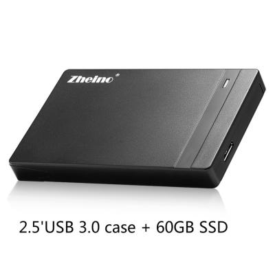 China 2.5'' SATA External Hard Disk Drive High Speed Black CE 127 * 80 * 15mm for sale