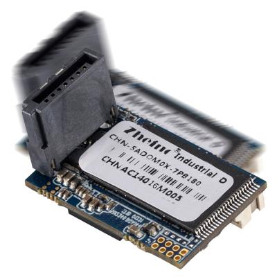 China 8GB SATA DOM SSD 180 degrees SATA II 2Channel MLC Flash 3.3V RoHS for Server for sale