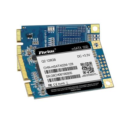 China Input 3.3V mSATA MLC SSD 128gb SMI2246XT 30 * 50mm 3 Year Warranty Q2 for sale