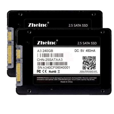 중국 A3 2.5 인치 SATA SSD 240GB Interna 노트북 데스트탑 컴퓨터를 위한 단단한 하드 디스크 드라이브 판매용