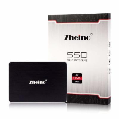 중국 6Gb/S 256gb 2.5 인치 SATA SSD 고체 드라이브 Zheino A2 SMI2246EN 관제사 판매용