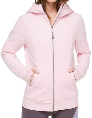 China Wholesale Custom Gym Anti-Wrinkle Sports Comfy Empty Pink Hoodies For Women for sale