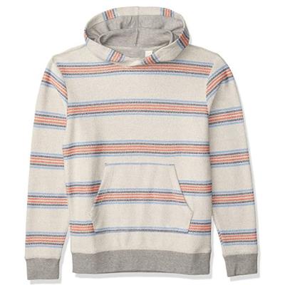 China Latest Design Stripe Anti-Shrink Pullover Pockets Sweater Hoodies For Boy Kids for sale