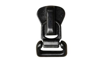 China Black 4# Die Casting Metal Zinc Alloy Zipper Slider Accurate Shaped for sale