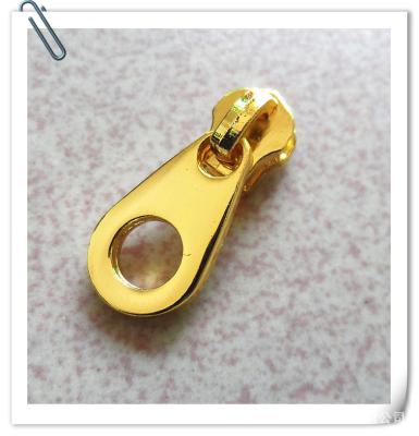 China Aureate No.3 Metal Zinc Alloy Zipper Slider In Bulb Shape ISO 9001 for sale