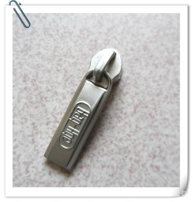 China Handbag Nylon Metal Zinc Alloy Zipper Slider Replacement OEM Logo Auto Lock for sale