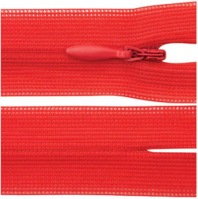 China 5 # Close End Separating Invisible Zipper With Red Tape For Bridal Wear for sale