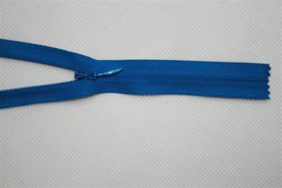 China Lightweight Separating Invisible Zipper Close End Blue For Ladies Pants for sale