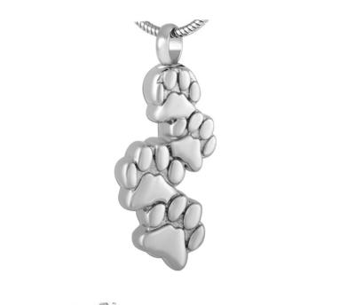 China Fashionable Stainless Steel Memorial Urn Jewelry Necklace For Pet Ashes Keepsake Cremation Pendant for sale