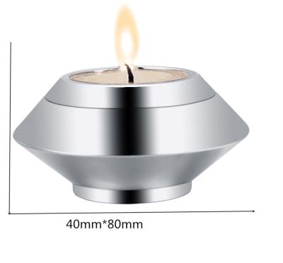 China 316L Stainless Steel Candlestick Urn for Human/Pet Ashes Cremation Jewelry Keepsake for sale