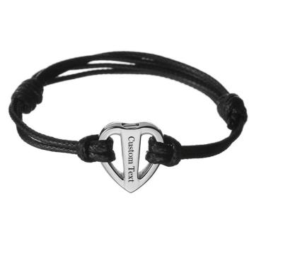 China Herz aus Edelstahl Einäscherung Urnen Armband für Asche Längenverstellbar 17cm-25cm zu verkaufen