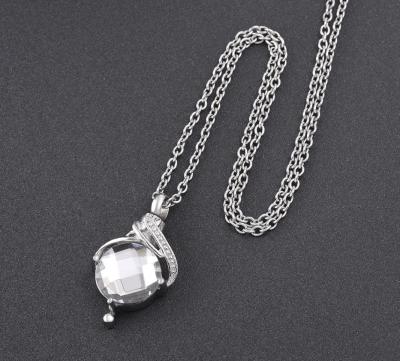 China Water Drop Ashes Holder Keepsake Fashionable Cremation Pendant for Women for sale